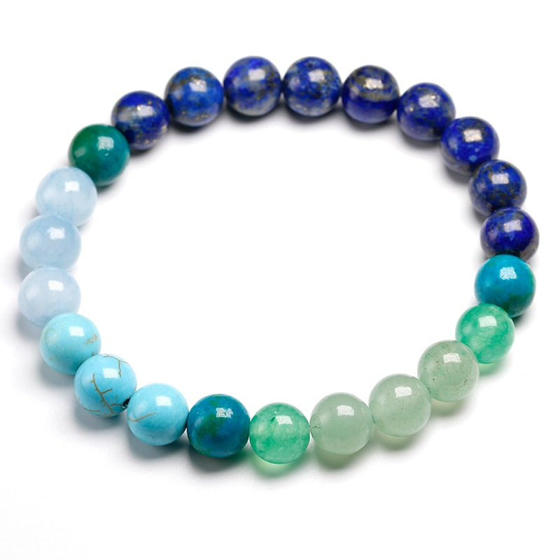 The Health Bracelet - Lapis Lazuli, Turquoise, Aventurine, Chrysocolla