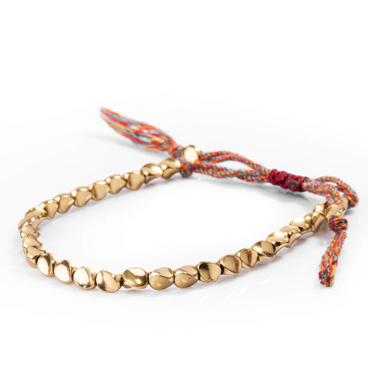 Tibetan Copper Beads Bracelet - Healing, Balance, Wealth