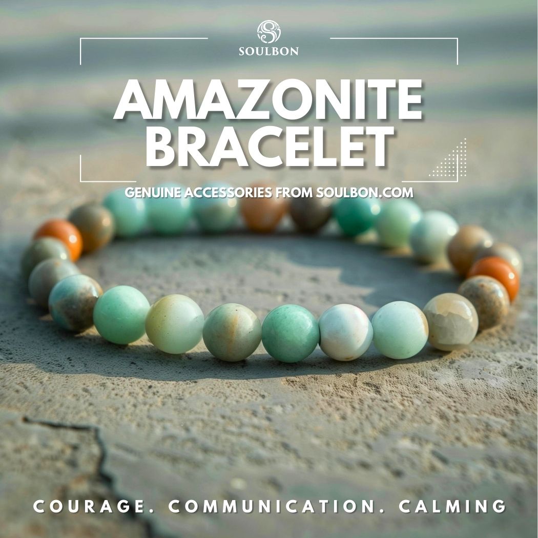 Amazonite Bracelet - Communication, Courage, Calming