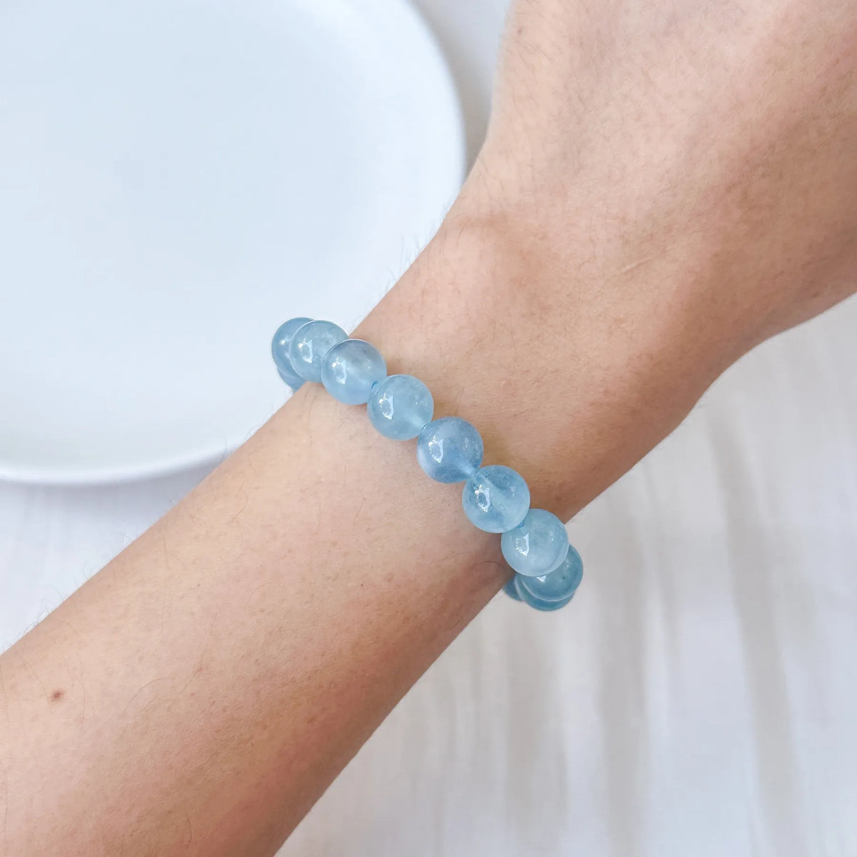 Aquamarine Bracelet - Clarity, Courage, Calming