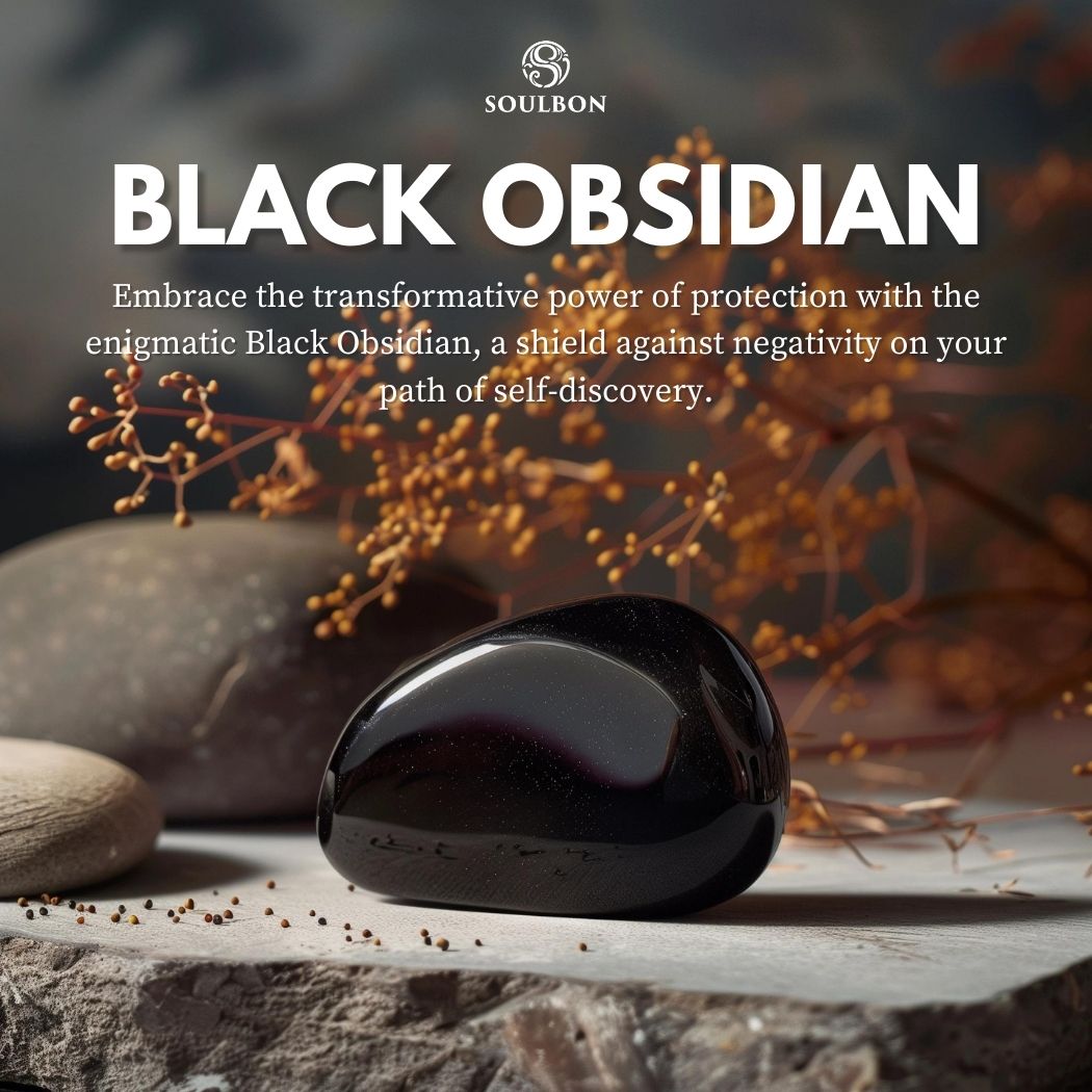 Black Obsidian Bracelet - Protection, Grounding, Cleansing