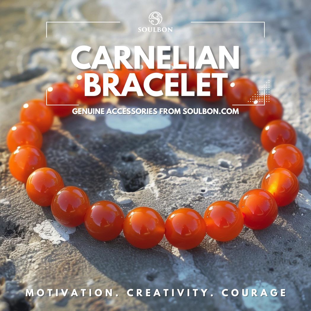 Carnelian Bracelet - Motivation, Creativity, Courage