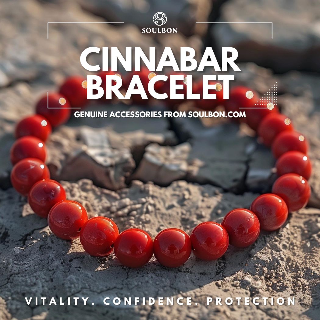 Cinnabar Bracelet - Vitality, Confidence, Protection