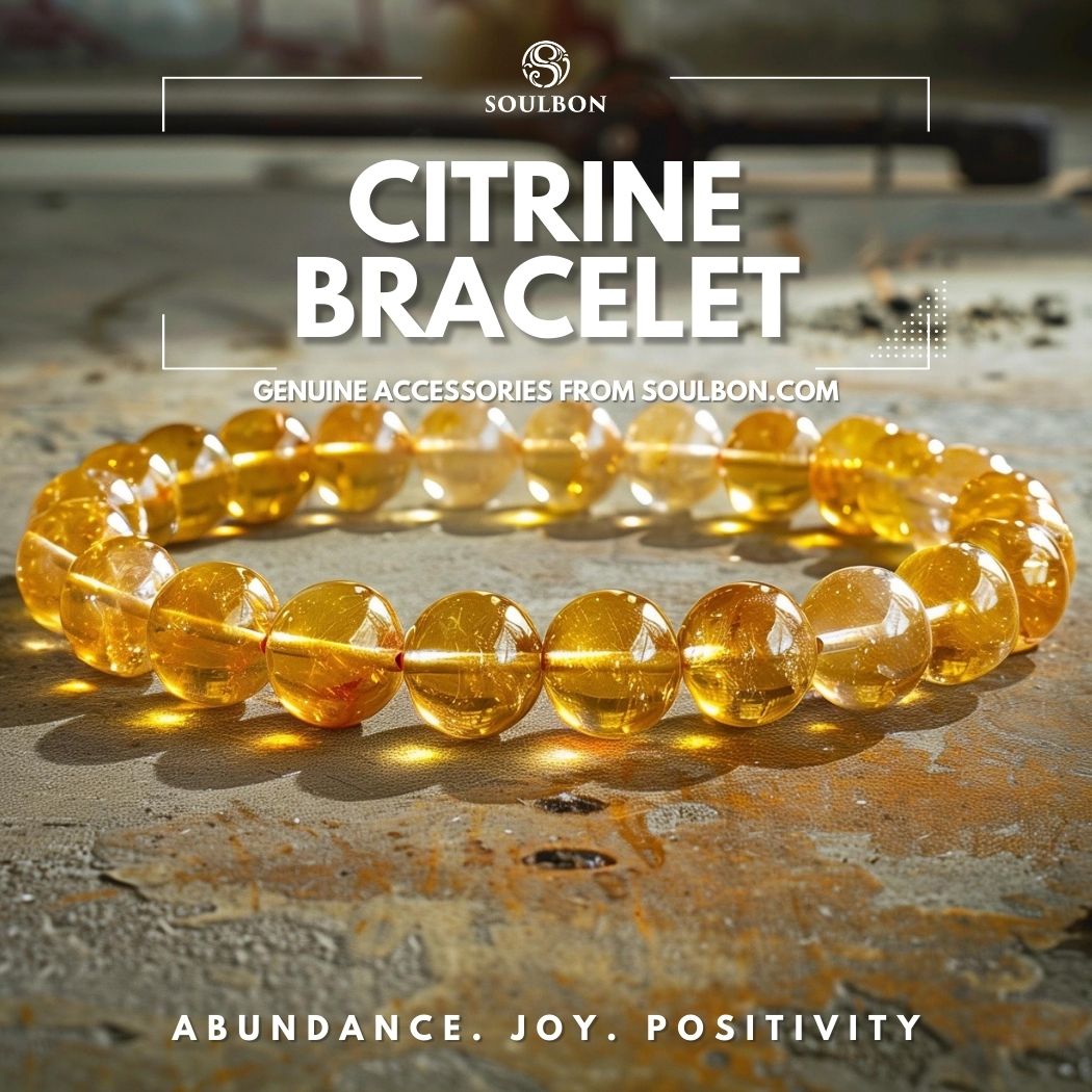 Citrine Bracelet - Abundance, Joy, Positivity