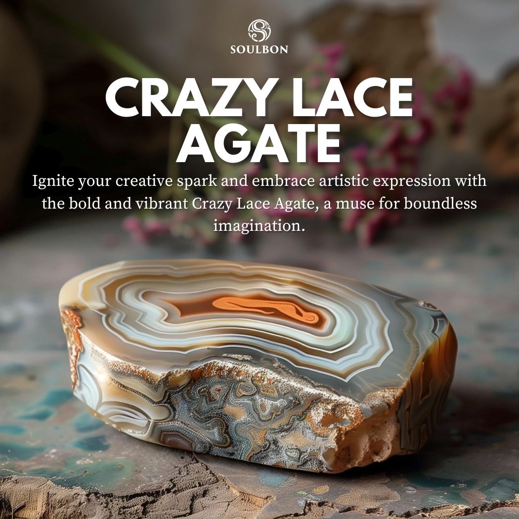 Crazy Lace Agate Bracelet - Creativity, Happiness, Confidence