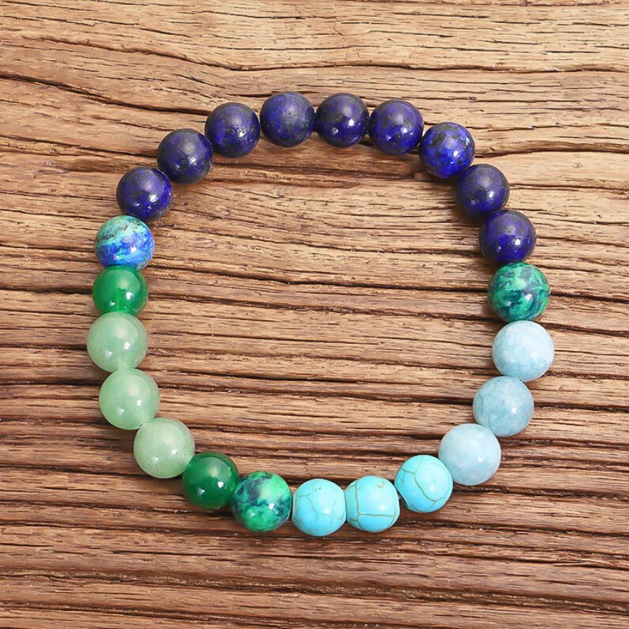 The Health Bracelet - Lapis Lazuli, Turquoise, Aventurine, Chrysocolla