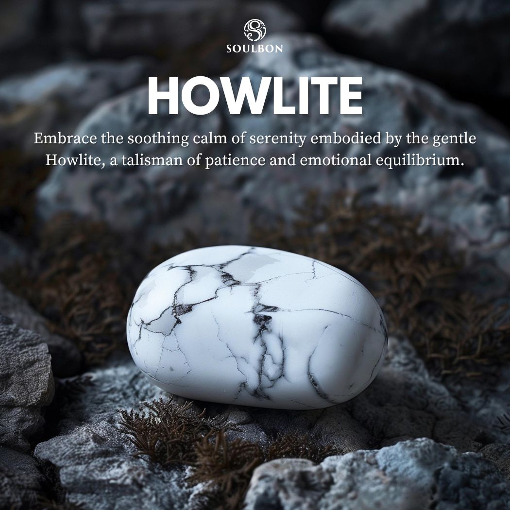 Howlite Bracelet - Calming, Awareness, Patience