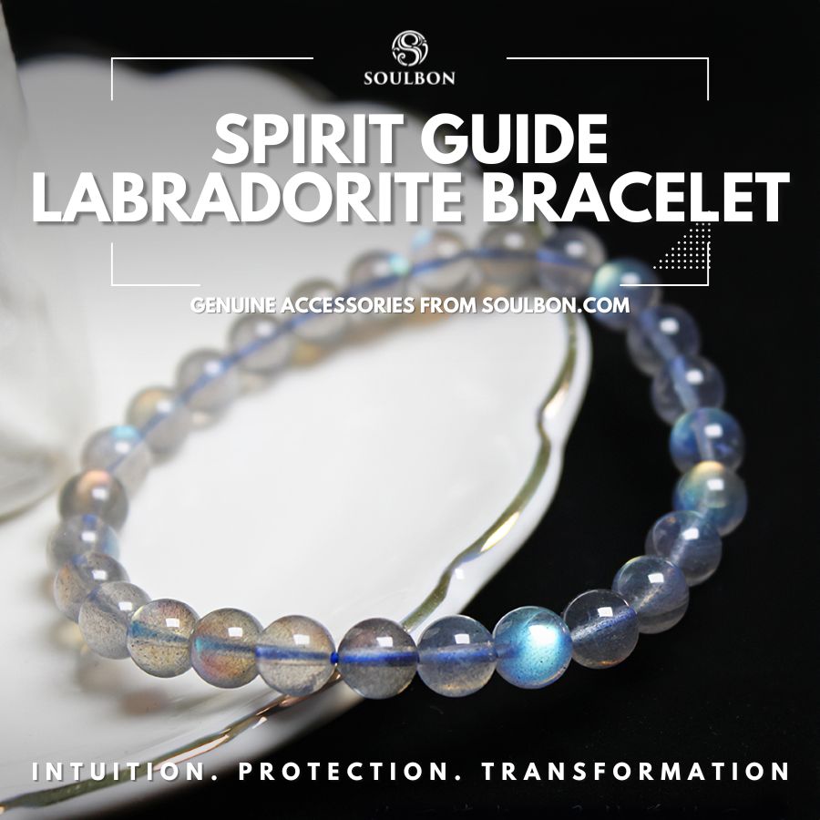 Spirit Guide Labradorite Bracelet - Intuition, Protection, Transformation