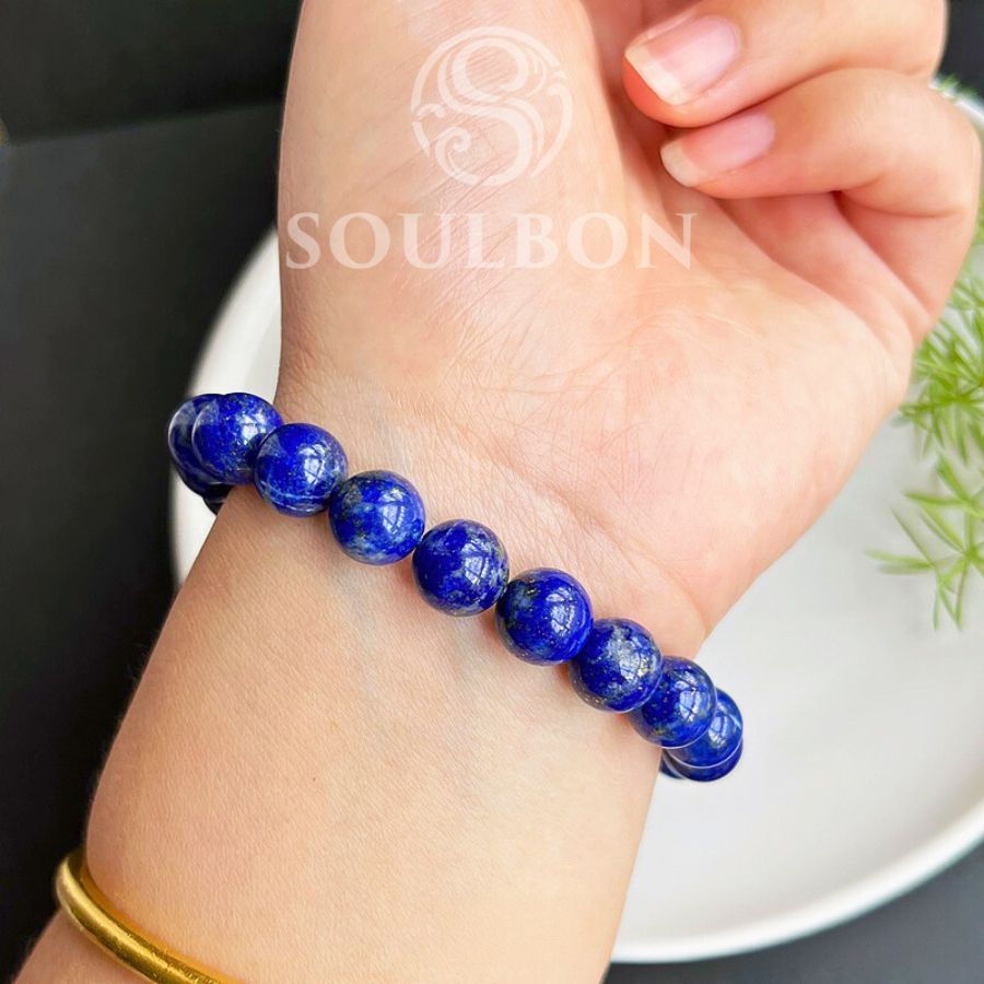 Healing Blue Lapis Lazuli deals Stone Emotional Healing Spiritual Protection Bracelet