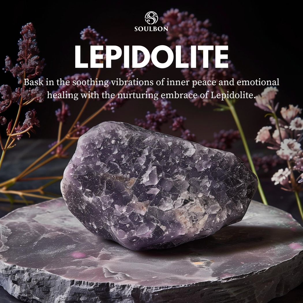 Lepidolite Bracelet - Calming, Healing, Stress-Relief