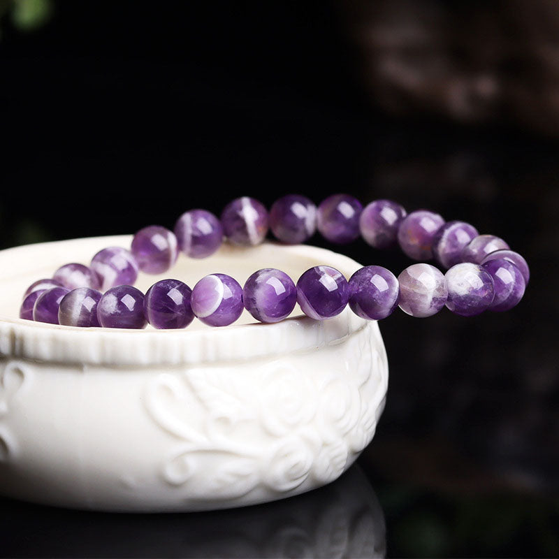 The Purification Bracelet - Chevron Dream Amethyst