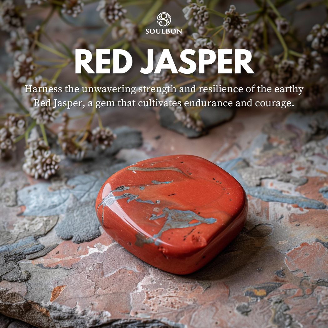 Red Jasper Bracelet - Grounding, Endurance, Courage