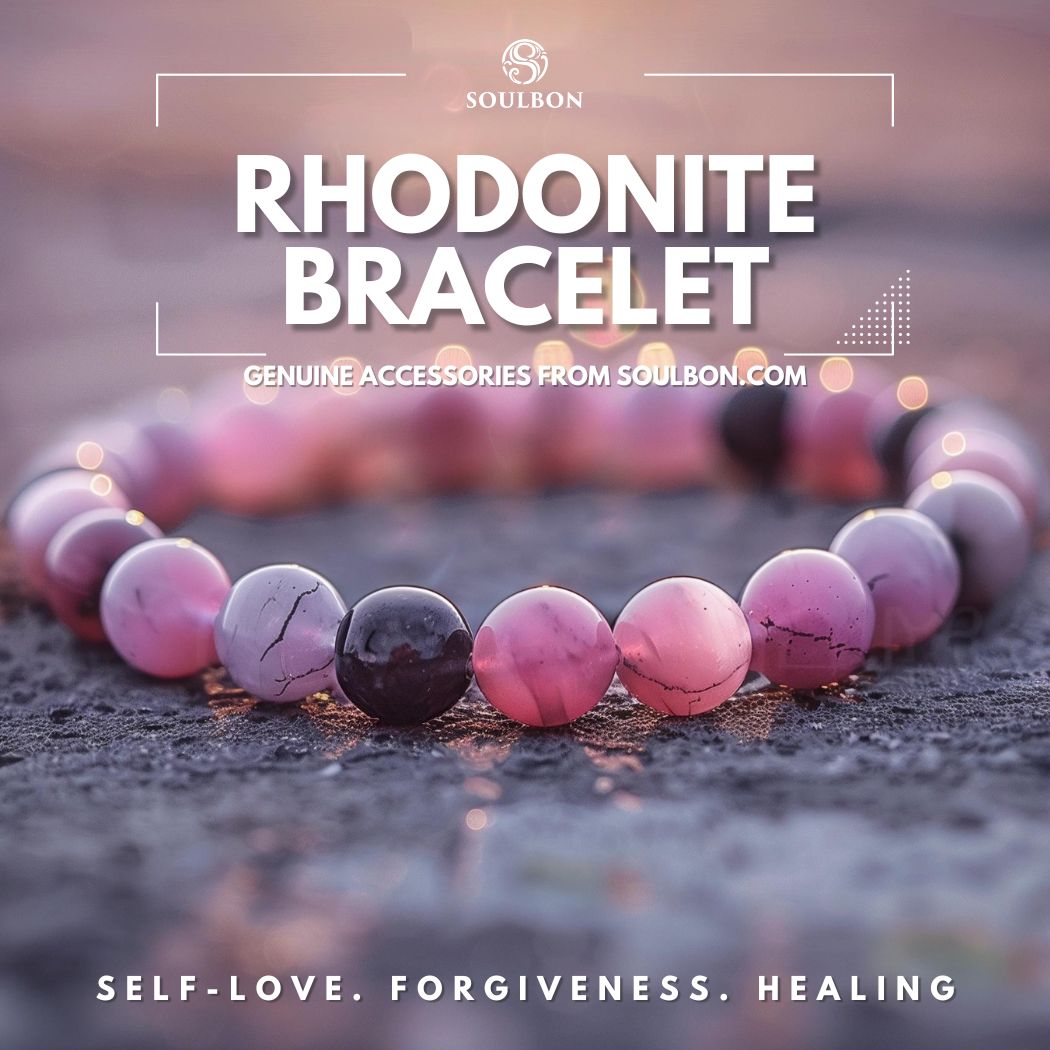 Rhodonite Bracelet - Self-Love, Forgiveness, Healing