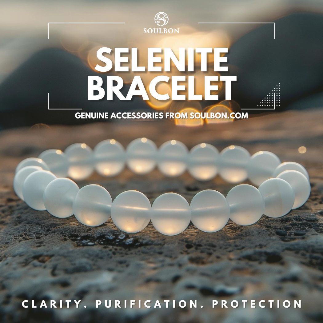 Selenite Bracelet - Clarity, Purification, Protection