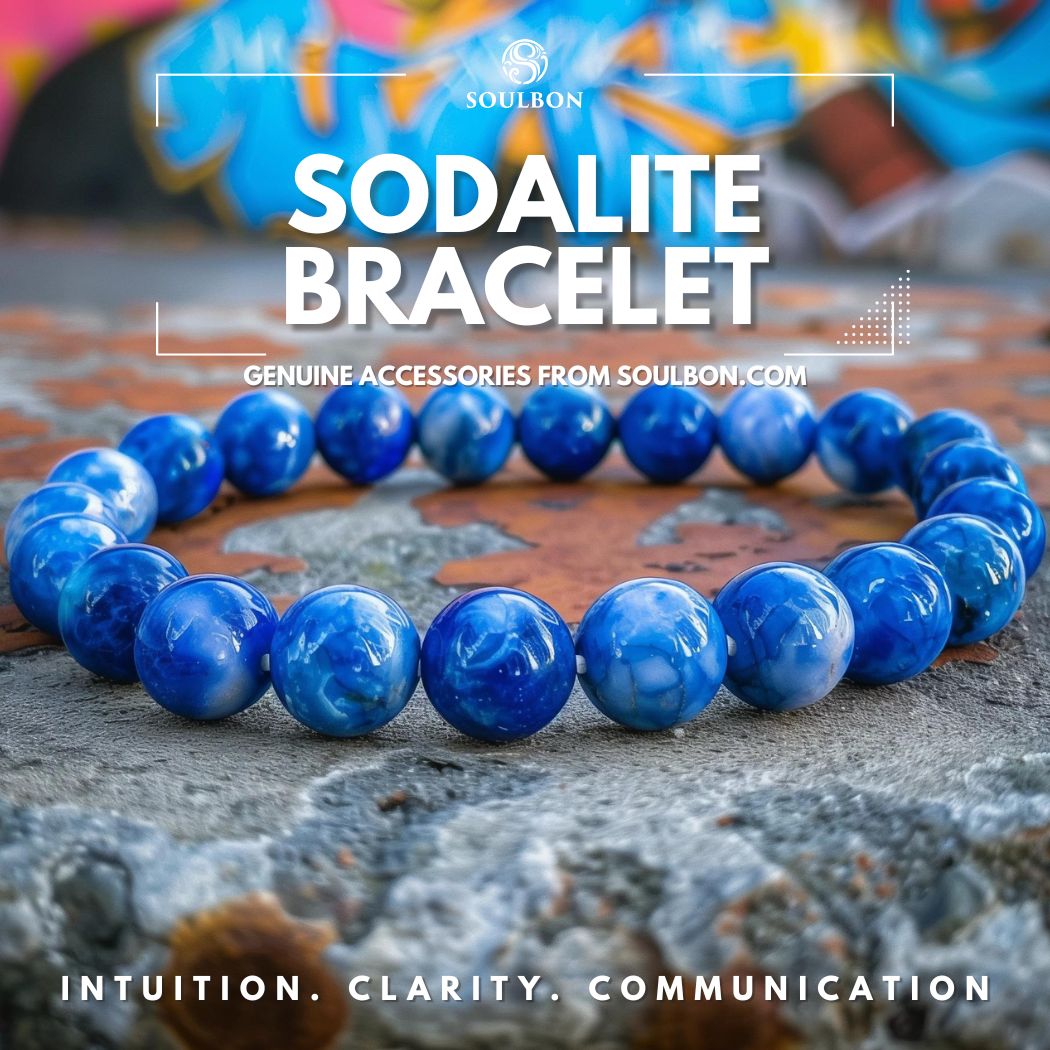 Sodalite Bracelet - Intuition, Clarity, Communication