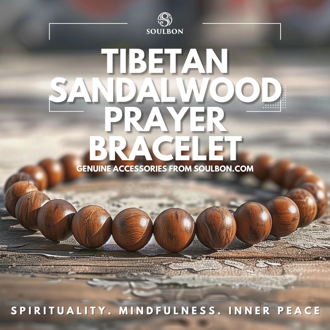 Tibetan Sandalwood Prayer Bracelet - Spirituality, Mindfulness, Inner Peace