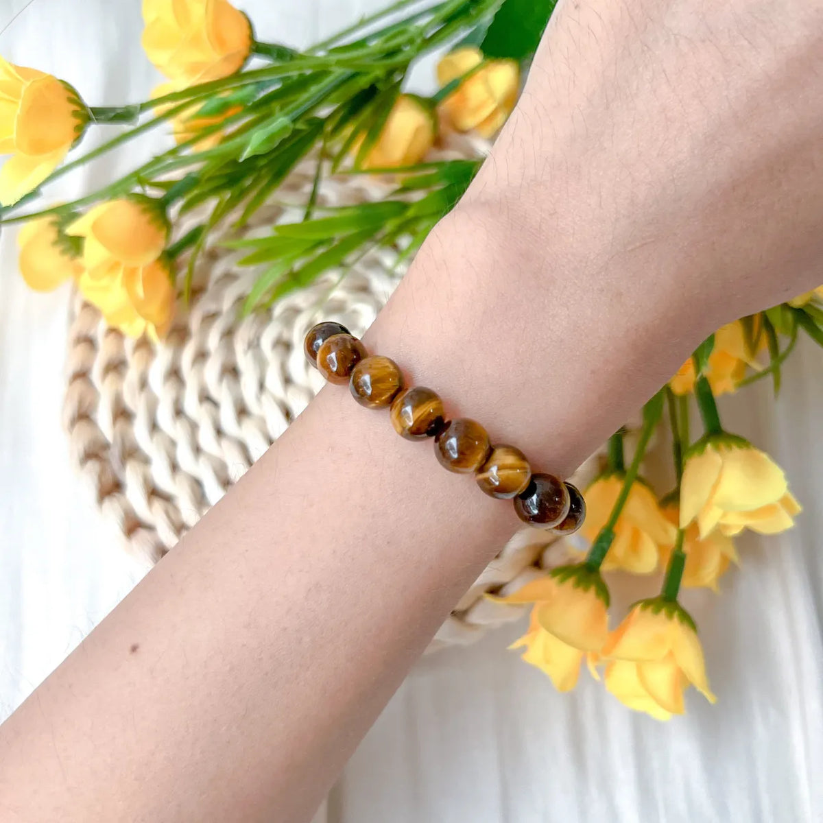 Tiger's Eye Bracelet - Clarity, Courage, Protection